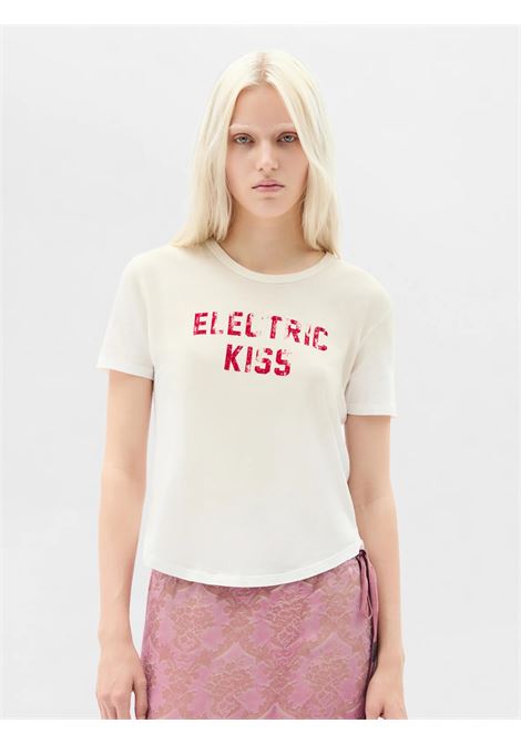 t-shirt floor micro donna bianca ANN DEMEULEMEESTER | B0013923 FA740004